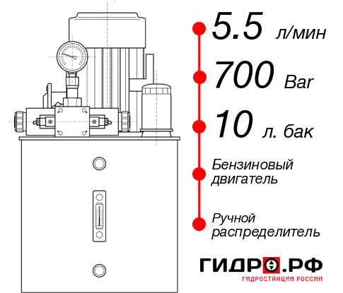 Компактная маслостанция НБР-5,5И701Т