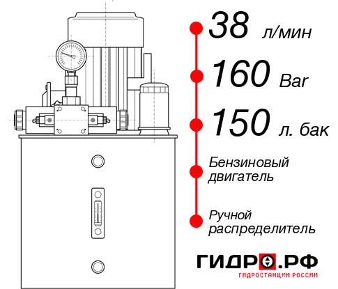 Гидростанция для свай НБР-38И1615Т