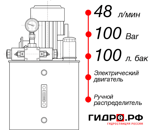 Гидростанция для шахт НЭР-48И1010Т